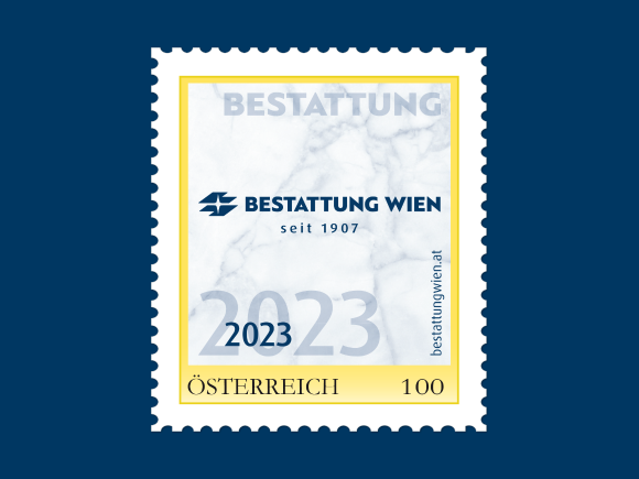 Briefmarke Bestattung Wien 2023